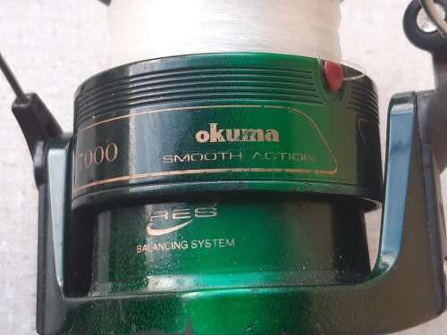 OKUMA ARGO L 7000 GRAPHITE SPINNING REEL, 4.5:1 GEAR ACTION