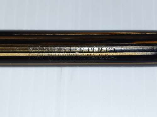 VINTAGE SHAEFER FOUNTAIN PEN MARKED W A SHAEFER PEN CO, FORT MADISON IOWA