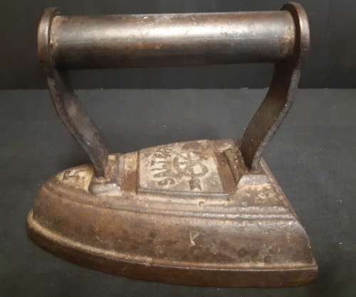 STUNNING ANTIQUE 19TH CENTURY SILVESTER PATENT SALTER NO 5 IRON