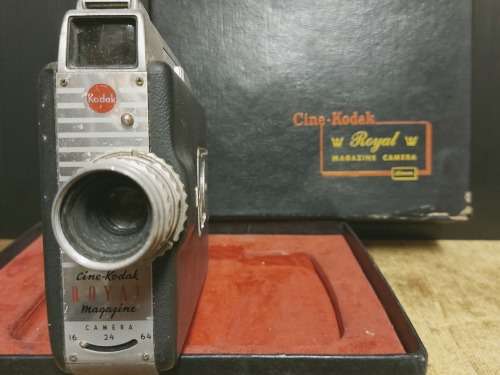 VINTAGE CINE KODAK ROYAL MAGAZINE CAMERA IN ITS BOX