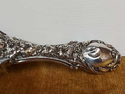 1903 ANTIQUE EDWARDIAN ERA HALLMARKED BIRMINGHAM SILVER-BACKED BRUSH