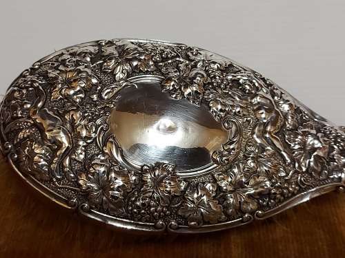 1903 ANTIQUE EDWARDIAN ERA HALLMARKED BIRMINGHAM SILVER-BACKED BRUSH