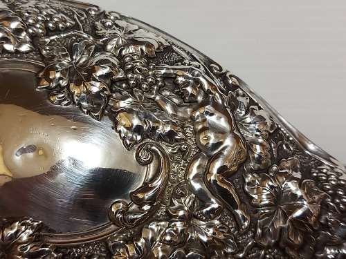 1903 ANTIQUE EDWARDIAN ERA HALLMARKED BIRMINGHAM SILVER-BACKED BRUSH