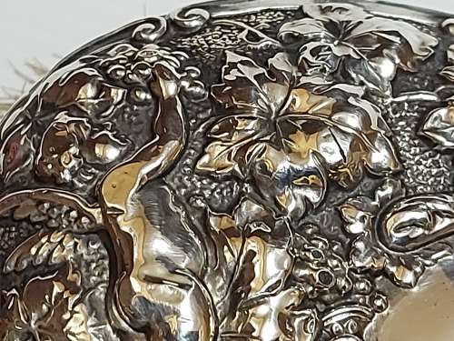 1903 ANTIQUE EDWARDIAN ERA HALLMARKED BIRMINGHAM SILVER-BACKED BRUSH