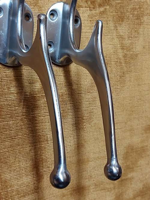 TWO VINTAGE AND HIGHLY COLLECTIBLE SOUTH AFRICAN RAILWAYS COAT HANGERS