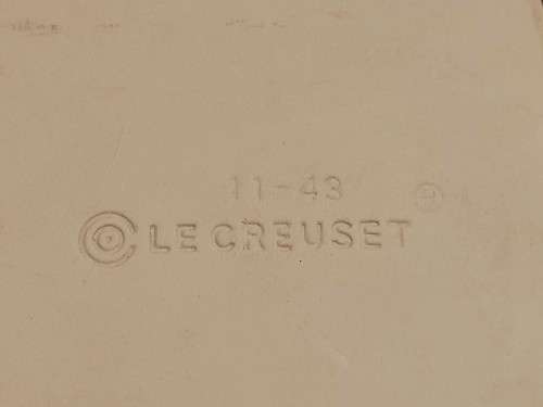 STUNNING LE CREUSET 11-43 SQUARE CERAMIC OVEN DISH IN MINT CONDITION