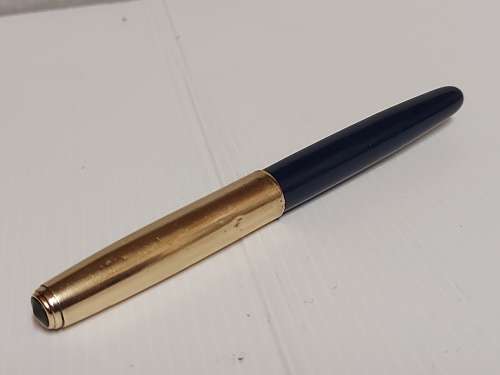 VINTAGE PARKER 51 FOUNTAIN PEN WITH A 1/10 16K GOLD FILLED CAP