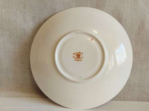 AWESOME ULTRA RARE C.1925 ROYAL ALBERT CROWN CHINA TEA DUO