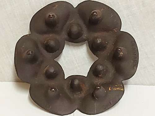 VINTAGE DANSK DESIGNED MADE IN DENMARK TAPERED CAST-IRON CANDLE HOLDER