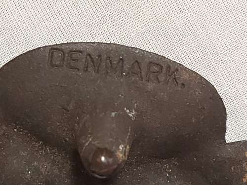 VINTAGE DANSK DESIGNED MADE IN DENMARK TAPERED CAST-IRON CANDLE HOLDER