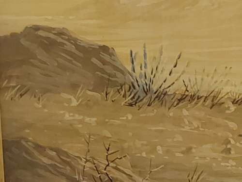 AWESOME ORIGINAL FRAMED OIL ON BOARD PAINTING BY THE WELL REPUTED SOUTH AFRICAN ARTIST G P CANITZ