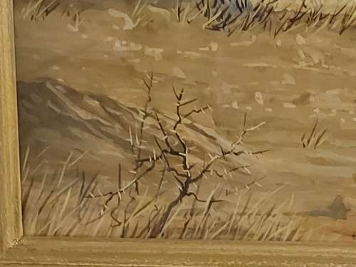 AWESOME ORIGINAL FRAMED OIL ON BOARD PAINTING BY THE WELL REPUTED SOUTH AFRICAN ARTIST G P CANITZ