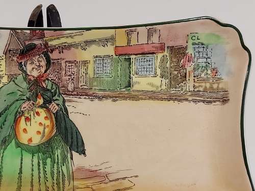 STUNNING VINTAGE ROYAL DOULTON DICKENS WARE SAIREY GAMP D6327 SANDWICH TRAY