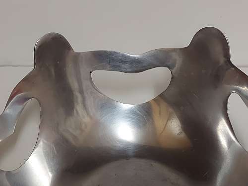 STUNNING FUNCTIONAL ART CAST ALUMINIUM  BOWL