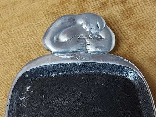 CARROL BOYES FUNCTIONAL ART:  STUNNING EARLY DESIGN PEWTER RECTANGULAR PLATTER