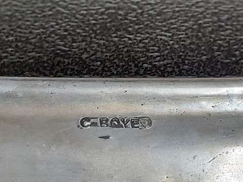 CARROL BOYES FUNCTIONAL ART:  STUNNING EARLY DESIGN PEWTER RECTANGULAR PLATTER