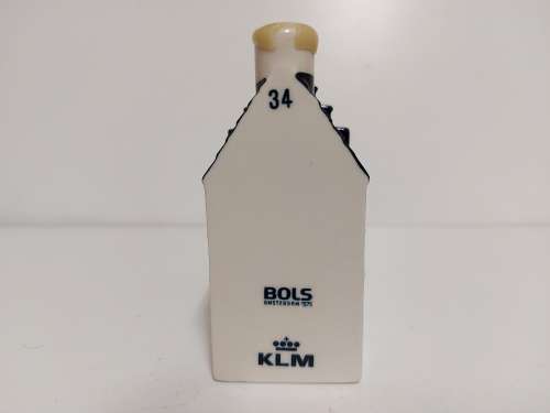 HIGHLY COLLECTIBLE BLUE DELFTS KLM HOUSE NO 34, SEALED AND FULL