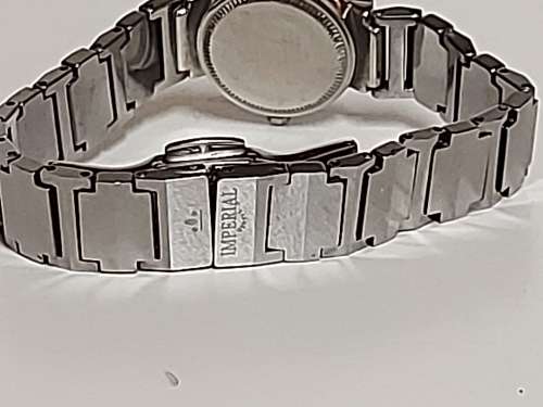 AWESOME SWISS IMPERIAL GENEVE SAPPHIRE CRYSTAL LADIES WATCH