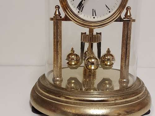 DOMED VIP HAINBELL QUARTZ CLOCK, BATTERY OPERATED AND NOT TESTED