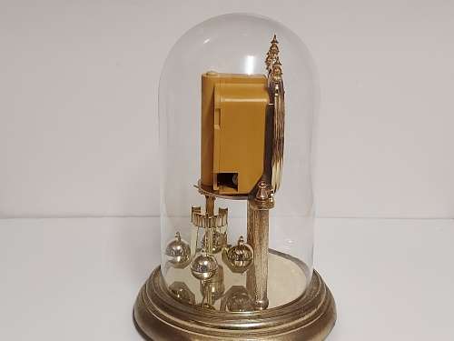 DOMED VIP HAINBELL QUARTZ CLOCK, BATTERY OPERATED AND NOT TESTED