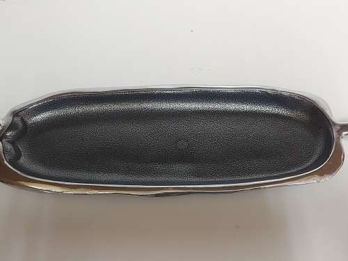 CARROL BOYES FUNCTIONAL ART: BEAUTIFUL EARLY DESIGN PEWTER TWIN HANDLED ENTREE DISH