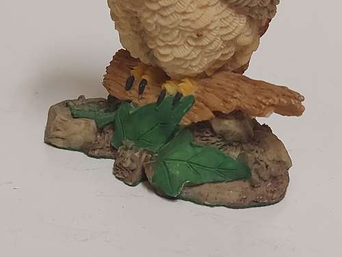 DELIGHTFUL VINTAGE AYNSLEY ENGLAND HAND-PAINTED MASTERCRAFT CERAMIC OWL FIGURINE