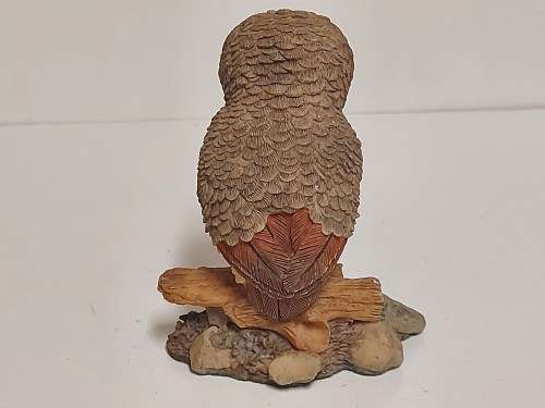 DELIGHTFUL VINTAGE AYNSLEY ENGLAND HAND-PAINTED MASTERCRAFT CERAMIC OWL FIGURINE
