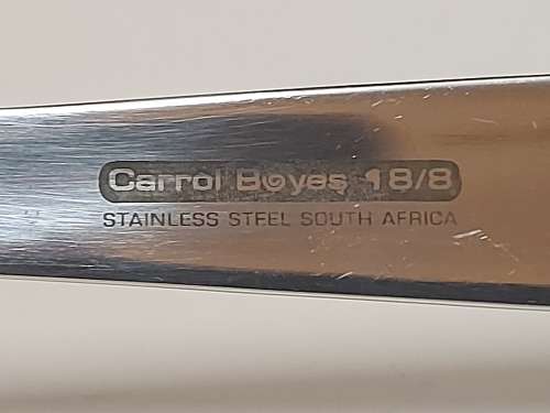 CARROL BOYES FUNCTIONAL ART: BEAUTIFUL 18/8 STAINLESS STEEL SPATULA