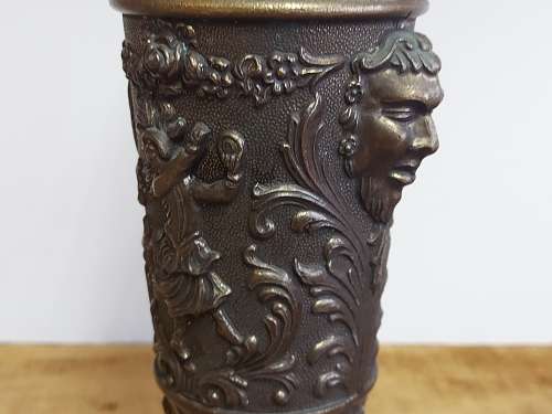 VINTAGE ITALIAN PELTRATO 95% (PEWTER) TALL PITCHER, SOLID AND HEAVY CONSTRUCTION