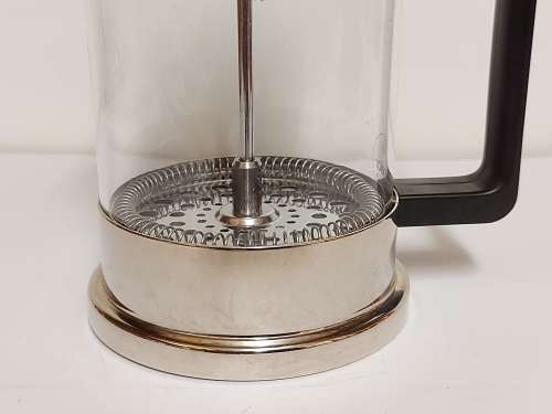 STUNNING MELIOR PYREX MADE IN FRANCE 8 CUP COFFEE PLUNGER, UNUSED AND IN MINT CONDITION