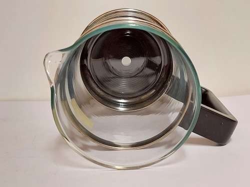 STUNNING MELIOR PYREX MADE IN FRANCE 8 CUP COFFEE PLUNGER, UNUSED AND IN MINT CONDITION