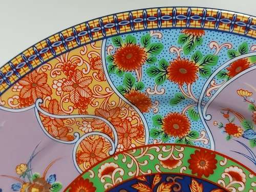 GENUINE IMPERIAL KYOTO IMARI PLATE IN AN MINT CONDITION
