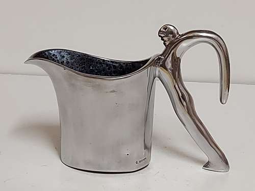 CARROL BOYES FUNCTIONAL ART: BEAUTIFUL EARLY DESIGN MILK JUG MAN IN EXCELLENT CONDITION