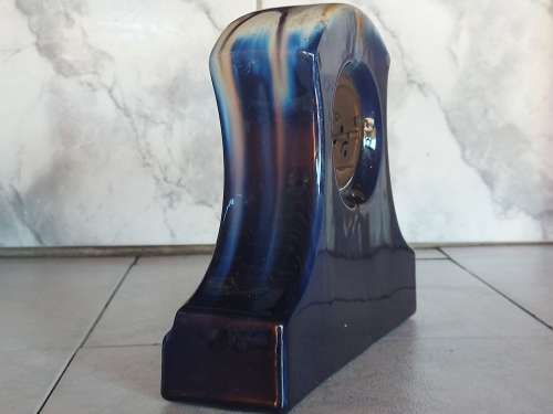AWESOME FIND! VINTAGE MINERVA PORCELAIN SHELF MANTEL CLOCK, WORKING CONDITION UNKNOWN