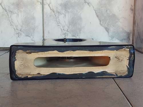 AWESOME FIND! VINTAGE MINERVA PORCELAIN SHELF MANTEL CLOCK, WORKING CONDITION UNKNOWN