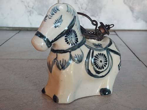 AWESOME VINTAGE ORIENTAL HORSE-SHAPED OPIUM PIPE
