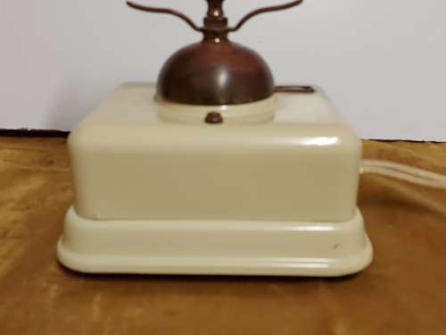 VINTAGE BAKELITE, METAL AND BRASS JN-4 TELEPHONE, WORKING