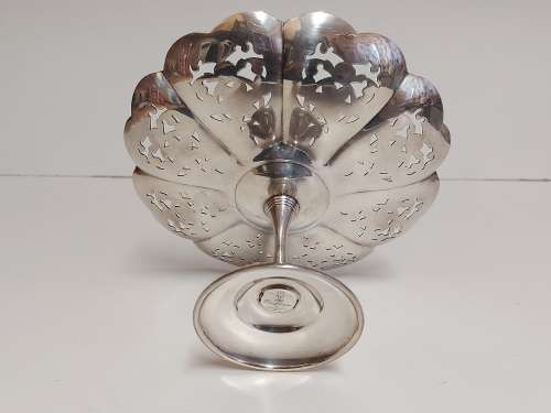 STUNNING VINTAGE MAYFLOWER BY PARAMOUNT SILVER PLATED EPNS PEDESTAL DISH