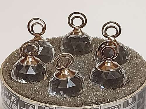 AWESOME! BOXED SWAROVSKI CRYSTALS SET OF SIX PLACE CARD HOLDERS