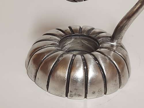 VINTAGE CARROL BOYES FUNCTIONAL ART: EARLY DESIGN PEWTER AROMATHERAPY BURNER