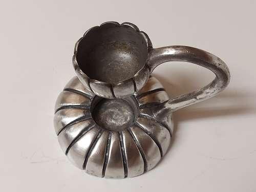 VINTAGE CARROL BOYES FUNCTIONAL ART: EARLY DESIGN PEWTER AROMATHERAPY BURNER