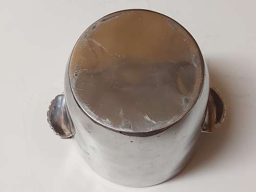 CARROL BOYES EARLY DESIGN SOLID AND HEAVY PEWTER LIDDED ICE BUCKET