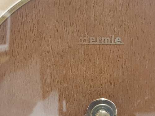 VINTAGE HERMLE MANTEL CLOCK IN WORKING CONDITION, MADE IN GERMANY AND WITH A  KEY