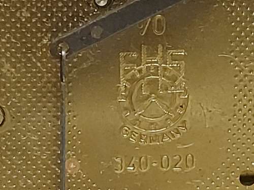 VINTAGE HERMLE MANTEL CLOCK IN WORKING CONDITION, MADE IN GERMANY AND WITH A  KEY
