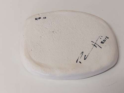 GORGEOUS CONTEMPORARY ART CERAMIC PLATE, SIGNED BY THE ARTIST