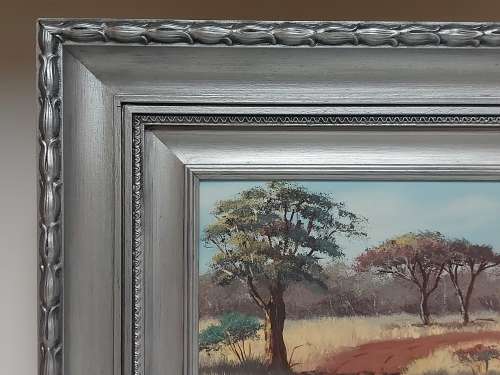 INVESTMENT ART: STUNNING ORIGINAL W P GROBLER OIL ON BOARD LANDSCAPE PAINTING