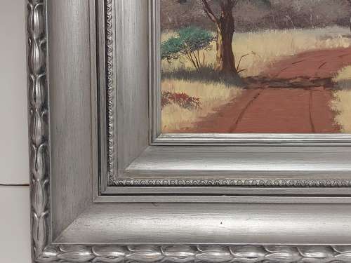 INVESTMENT ART: STUNNING ORIGINAL W P GROBLER OIL ON BOARD LANDSCAPE PAINTING