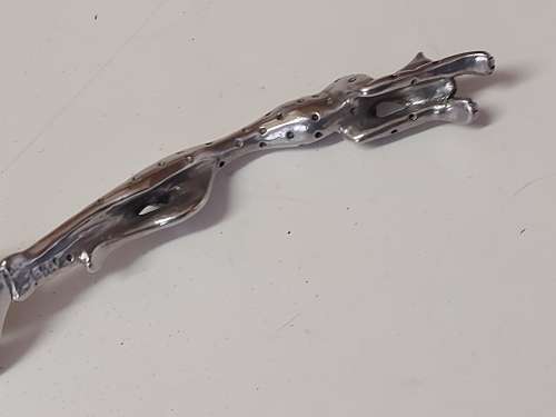 AWESOME DIANA CARMICHAEL CHEETAH MOTIF OLIVE SPOON