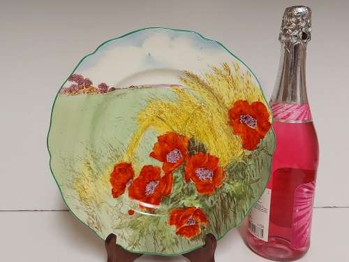 VINTAGE ROYAL DOULTON D 6312 HANGING PLATE DEPICTING A STUNNING LANDSCAPE ARTWORK