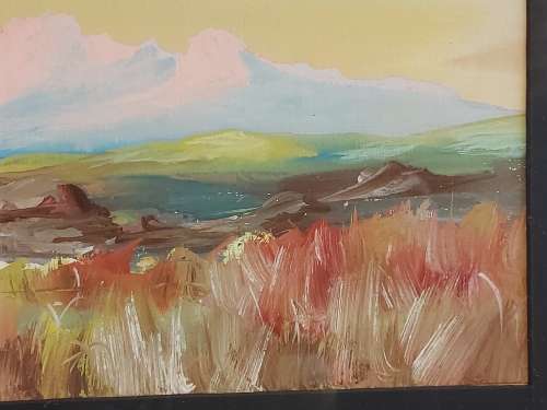 INVESTMENT ART: AWESOME ORIGINAL H ANDERSON WATER COLOUR ON BOARD PAINTING IN GREAT CONDITION
